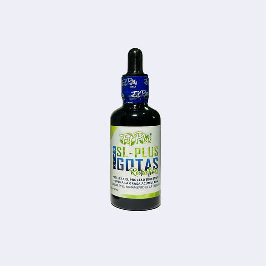 Gotas Reductivas FitPlus en gotero de 60 ml.